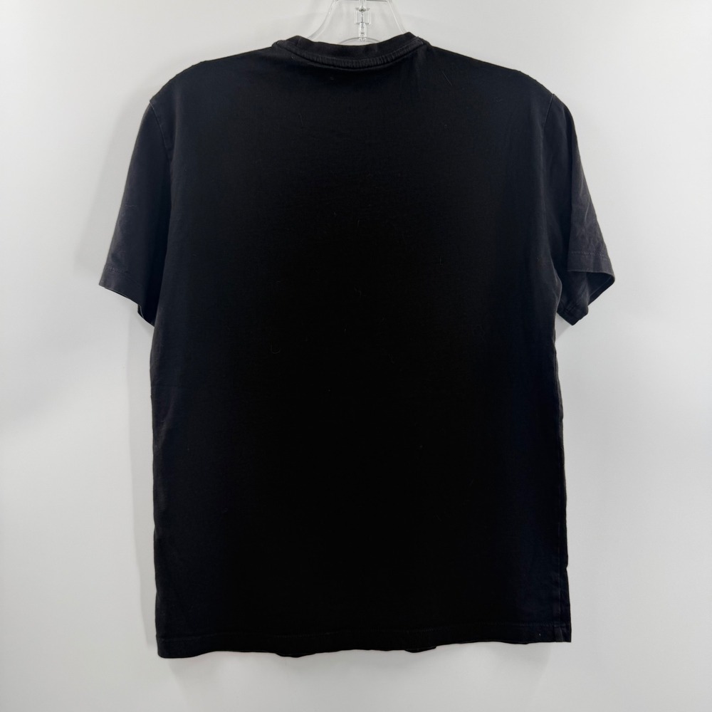 Armani Exchange Mens Black Tonal Logo Chest Band Cotton T-Shirt XS - Picture 2 of 7